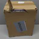 Stackable Plastic Storage Basket, 3 Pack Foldable Closet Organizers and Storage Bins with Wheels, Collapsible Drawer Shelf Storage Box Container for Office Bedroom Closet Wardrobe Kitchen Bathroom