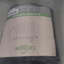 eachope Purple Long No Hook Waffle Weave Shower Curtain with snap-in Liner Replacement, 230GSM Waterproof Fabric Hotel Shower Curtain Set for Bathroom, Through Mesh Top Window,71Wx80H