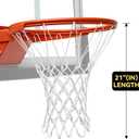 Premium Quality Professional Heavy Duty Basketball Net Replacement - All Weather Anti Whip,Fits Standard Indoor or Outdoor 12 Loops Rims12 Loops