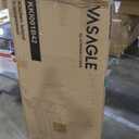 VASAGLE Kitchen Island with 3 Shelves, 47.2 Inches Width Kitchen Shelf with Large Worktop, Stable Steel Structure, Industrial, Easy to Assemble, Ebonised Oak and Black UKKI001B42