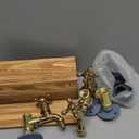 Wood Faucet Whisky Liquor Dispenser for Home Bar Farmhouse Decor | Rustic Wine Alcohol Decanter Gifts for Men, Christmas Fathers Day Birthday Gifts for Father Grandfather Husband (3 Faucet Style)