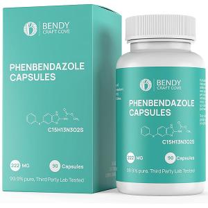 BENDY CRAFT COVE Fenbendazole 222 mg 90 capsules, BBD 02/2028
