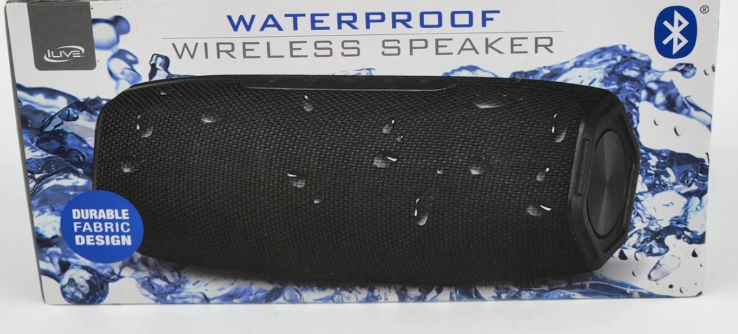Ilive Portable BT Speaker Black/Blue