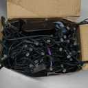 BrizLabs RGB + Warm White Christmas Lights, 98.5FT 300 LED Color Changing String Lights with Remote, Dimmable Twinkle Mini Fairy Light for Indoor Outdoor St Patrick's Day Xmas Halloween Tree Decor (RGBW - Green Wire (Adaptor))