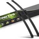 Windshield Wiper for Chevrolet Silverado 2500 HD Classic 2007｜Silverado 3500 Classic 2007｜Avalanche 2009-2013,22"+22" Replace Front Windshield Wiper Blades J&U-hook (2-Pack)