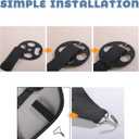 Automotive Seat Cushions, Car Accessories Breathable Car Seat Cover, Universal Anti-Slip Drivers Seats Covers Protector with Storage Pocket, Vehicle Interior Accessories, Fits SUV Truck (Black)