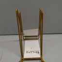 TR-LIFE 8 Inch Large Plate Stands for Display - Metal Plate Holder Display Stand + Frame Holder Stand for Picture, Decorative Plate, Platter, Plaques, Book, Photo Easel Tabletop (Gold 2 Pack)