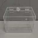 3 x 5 Inch Acrylic Index Card Holder Clear Flash Card Holder Recipe Card Box 150 Pcs Ruled Lined Index Cards 30 Pcs Kraft Dividers A to Z Stickers For Holds 400 A-Z Tabs Note Cards Business Cards