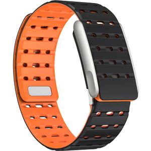 Silicone Bands Compatible with WHOOP 5.0 One and Peak, Adjustable Soft Comfortable Breathable Replacement Wristband for Whoop 5.0 Sleep, Accessory for Health & Fitness Wearable