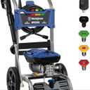 Westinghouse WPX3200e Electric Pressure Washer, 3200 Max PSI and 1.76 Max GPM, Induction Motor, Onboard Soap Tank, Spray Gun and Wand, 5 Nozzle Set, for Cars/Fences/Driveways/Homes/Patios/Furniture