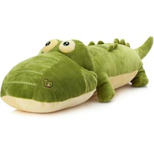 Crocodile Big Hugging Pillow, Soft Alligator Plush Stuffed Animal Toy Gifts for Kids, Birthday, Christmas 25.6"
