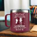 MFGNEH Mothers Day Gifts for Mom,Mom Birthday Gifts,Mother Gift for Christmas, Gift for Mama from Daughter,Son,Kids,New Moms for Women,Thank You Mother,14oz Red Tumbler Mug