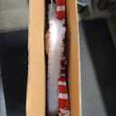 SUNJOY Large 4 FT Christmas Lighted Gnome, Eye-Catching 2D Tinsel Santa Gnome Outdoor Garden Yard Lawn Big Festive Holiday Decoration with Lights for Indoor & Outdoor