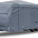 GEARFLAG Travel Trailer RV Cover fits 22' -24' Reinforced Windproof Side-Straps Anti-UV Water-Resistance Multi-Layers Heavy Duty for Motorhome, Ideal for Travel Trailer Covers