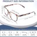 Progressive Multifocal Anti Blue Light Reading Glasses for Women and Men Fashion Eyeglasses Frame