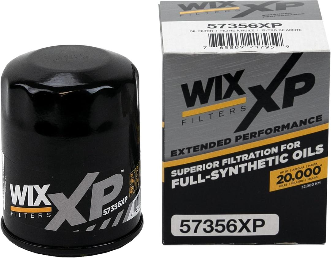 WIX 57356XP WIX XP Oil Filter Replacement, Built for Synthetic Oil - Compatible With Acura, Honda (01-18), Hyundai (07-09), Mazda (10-11), Infiniti, Nissan (96-18)