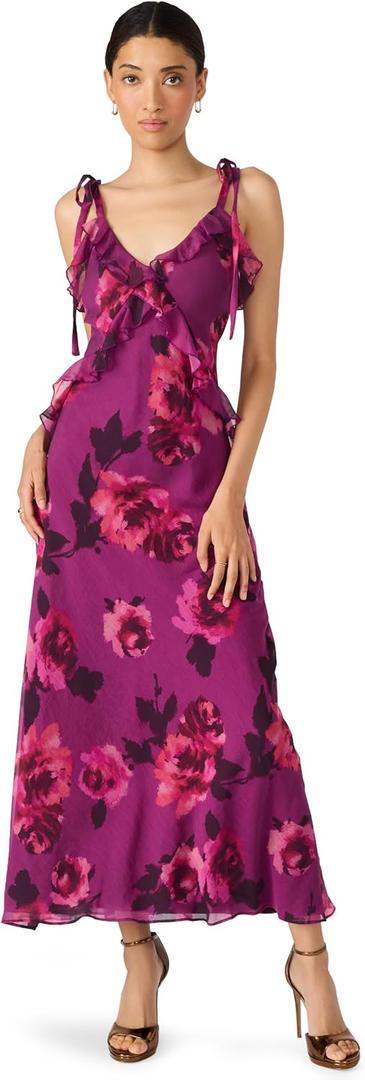 Steve Madden Women's Adalina Dress (Purple, L)