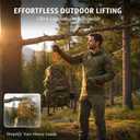 Hoist Block and Tackle System, Ultralight Nylon Pulley, Portable Game Lifting Tool for Solo Backcountry Hunting, Deer and Outdoor Equipment