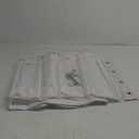 Legging Storage Bag Hanger - Can Hold 24 Leggings, Shirts or Jeans - Foldable Clothes Organizer, Portable Closet Roll Holder (White)