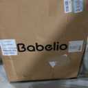 Babelio No Bottom Bar Baby/Dog Gate for Stairs, 28" H, 27.5-40.6" W, White