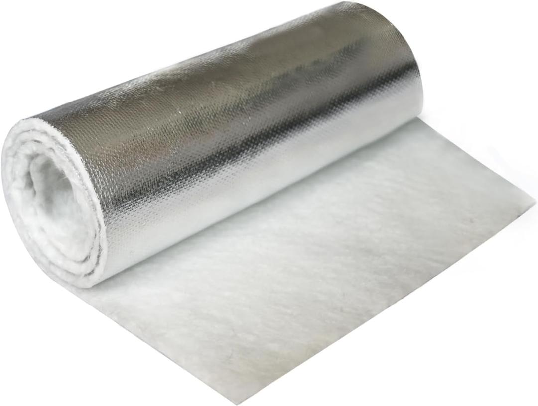 Exhaust Wrap Heat Shield Automotive Aluminum Material Muffler Wrap Insulation Armor, Motorcycle Fiber Exhaust Muffler Mat