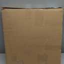 Keter City 30 Gallon Resin Outdoor Storage Box and Patio Furniture Side Table for Pool and Garden Accessories, Brown