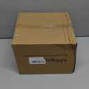 Elevated/Raised Dog Bowl Ceramic with Wood Stand for Medium Large Breed,Dog Food Water Dish Heavy Weighted, 8 in Non Slip Porcelain Pet Bowl Extra Big Marble Grey