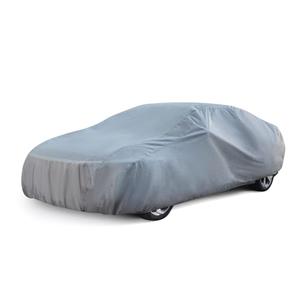 Season Guard Car Cover Dirtproof, Water-Resistant, Breathable, Snow Dustproof, Indoor and Limited Outdoor Car Covers Fits Sedans up to 200", Gray