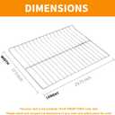 WB48T10095 Oven Rack Replacement for GE Hotpoint Stove Oven Parts 23.75" x 17.5" Oven Racks GE Profile Spectra XL44 Gas Range Oven Rack Roster Rack-flat Convection Oven Wire Rack Oven Shelf