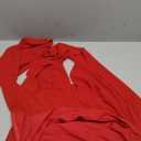 Milumia Women's Deep V Neck Halter Mini Dress Sexy Bow Tie Backless Short Dress Large