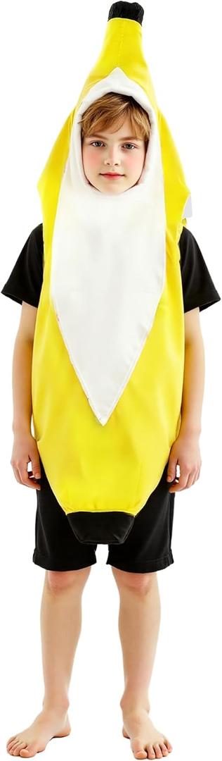 Kids Banana Costume Boys Girls Banana Halloween Costumes