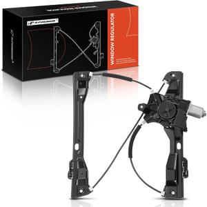 A-Premium Electric Power Window Regulator with 7-Pin Motor Compatible with Chevrolet Cruze 2016 2017 2018 2019, with Express Up-Down Function, Front Left Driver Side