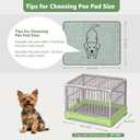 LOOBANI Washable Pee Pads for Dogs: 2 Pack Super Absorbent Reusable Puppy Pads, Leakproof and Waterproof Dog Training Pads Whelping Pads for Potty, Floor, Crate, Couch Bed and Travel, 18"x24"