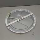 15.8 Inch LED Flush Mount Ceiling Light, 32W, 3480LM, 3000K/4000K/6000K CCT Selectable, Round Flat Panel Light Fits for Hallway, Kitchen, Bedroom, Laundry Room (White)