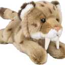 Rhode Island Novelty 9.5" Heirloom Laying Sabertooth Tiger 1 Piece