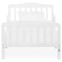 Dream On Me Classic Design Toddler Bed In White, Greenguard Gold And JPMA Certified, Low To Floor Design, Two Side Safety rails, Non-Toxic Finishes, Wooden Nursery Furniture