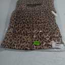 Amazon Essentials Girls' Big Light-Weight Water-Resistant Packable Mock Puffer Jackets, Leopard, Large