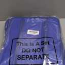 10 Pack Large Insulated Grocery Bags Reusable Shopping Bags with Zippered Top 13 x 12 x 7 Inch Thermal Cooler Totes Bulk with Handles for Hot Cold Food Delivery Refrigerator (Green,Blue)