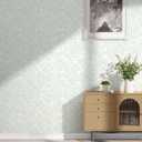 3 x Ismoon Green Peel and Stick Wallpaper Boho Geometric Contact Paper 17.3"x78.7" Sage Green Modern Removable Wall Paper for Kitchen Cabinet Self Adhesive Wallpaper Bathroom Waterpoof Decor Vinyl