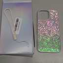 LONLI Hue - Prismatic Rainbow Diamond Facet Sparkling Phone Case for iPhone 16 Pro Max - [Sparkle Glow Finish, Luxe Glitter Protection] - [360 Shock-Absorbent Bumper] - for iPhone 16 Pro Max