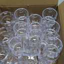 Plastic Beer Mug 2 Oz, 24 PCS Mini Beer Mug Shot Glasses, Heavy Base Clear Mini Beer Mugs, Small Plastic Shot Cups for Party Drink, Beer, Whiskey, Tequila, Vodka