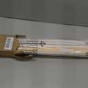 LazBlinds No Tools No Drill Cordless Bamboo Roman Shades, Light Filtering Window Treatment, Roll Up Bamboo Blinds for Windows 20'' W x 64'' H, Whitewash T