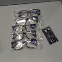 CCVOO 5 Pack Reading Glasses Blue Light Blocking, Filter UV Ray/ Glare Computer Readers Fashion Nerd Eyeglasses Women/ Men (B5 Mix, 3.0) (LD801-I-06)