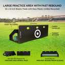 ZivPlay Soccer Rebounder Board Soccer Wall Kick Back Trainer with 2 Rebound Angles for Ball Passing and Bounce Back Training