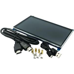 7 Inch RastpbeRpy Pi Touch Screen 1024 * 600 7 Inch Capacitive Touch Screen LCD, HDMI Interface, Supports Various Systems New 2025 for Arrival High for Quality