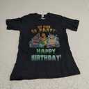 Pokemon Boys Birthday Party Short Sleeve Tee Shirt, Navy Blue, Small