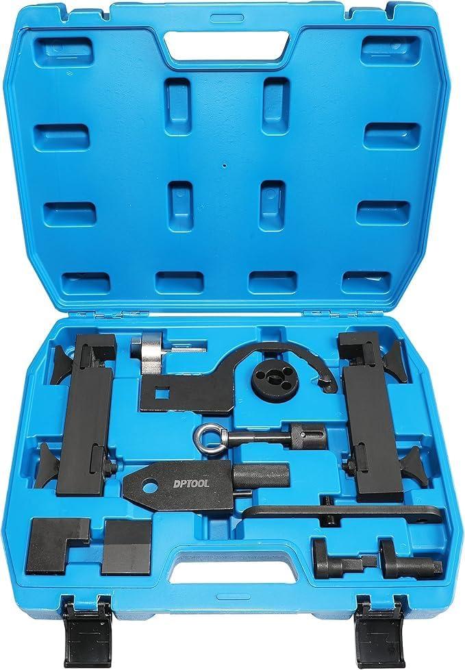 Camshaft Alignment Timing Tool Kit for Land Rover Jaguar Discovry 4 Rang Rover Sport V8 5.0L V6 3.0L Engine Timing Tool Set with Fuel Pump/Injector Tool Replace 303-1482 303-1445 303-1448 303-1452