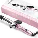 DAN Technology Travel Mini Curling Iron, Dual Voltage Curling Iron up to 450F for Short Hair,Nano - Titanium Barrels & 30s PTC Fast Heating