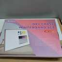 Magnetic Dry Erase White Board with Stand, 16" x 12" Desktop White Board
