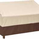 Loriano 2-Seater Patio Sofa Cover, 100% Waterproof for Outdoor Loveseat Covers, 600D Oxford Fabric Heavy Duty Lawn Patio Furniture Covers 60"W x 40"D x 33"H
